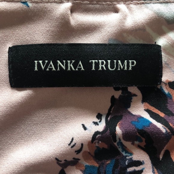 Ivanka Trump floral wrap tie blouse - Picture 4 of 4